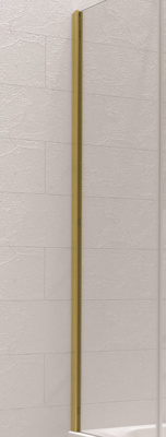 Kudos Ultimate Bathscreen Wall Post Kit - Brushed Gold
