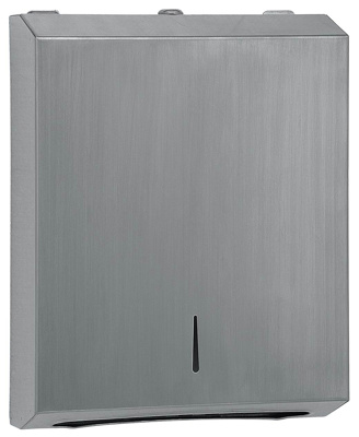 Base Standard C Fold Paper Towel Dispenser - 304 Grade Brushed Stainless Steel