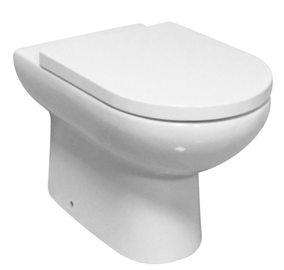 Artesan Amelie Back to Wall Pan - White (excl. concealed cistern)