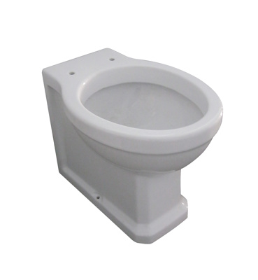 Artesan Amesbury Back to Wall Pan - White (excl. concealed cistern)