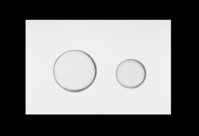 Base Ancortite Round FP1 Flush Plate - Gloss White