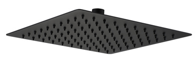 Bedgebury Square Slim Shower Head 250mm - Black 