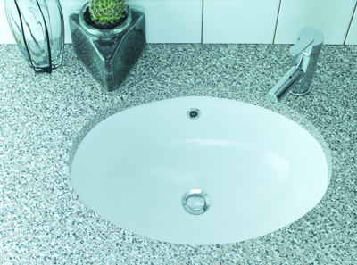 Base 560mm Under Counter Basin - White (Excl. undercounter brackets) 