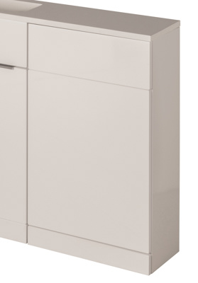 Elation Combination 500mm WC Unit - White (excl. cistern)
