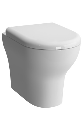 VitrA Zentrum Back to Wall Pan - White (excl. concealed cistern)