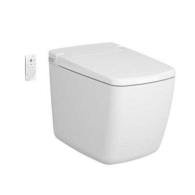 VitrA V-Care Shower Toilet - Prime Back to Wall with Soft Close Seat