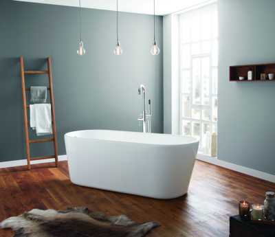 April Brearton Bath 1500 x 700mm Double Skinned Bath (inc. pre-fitted waste & chrome cover)