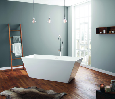 April Airton 1650 x 650mm Double Skinned Bath (inc. pre-fitted waste & chrome cover)