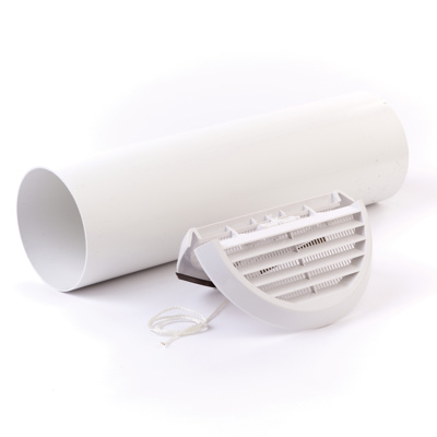 Xpelair Simply Silent Wall Ducting Kit - Round