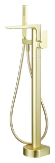 Bedgebury Freestanding Bath Shower Mixer - Brushed Brass 