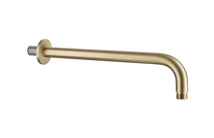 Bewl Round Shower Arm - Brushed Brass