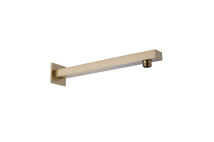 Bedgebury Square Shower Arm - Brushed Brass 