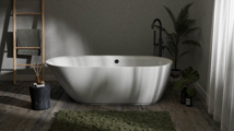 Artesan Calcott 1790 x 830mm Double Skinned Bath (inc. pre-fitted waste & cover)
