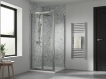 Artesan Hapi6 v2 1000mm Bifold Door - Polished Silver 