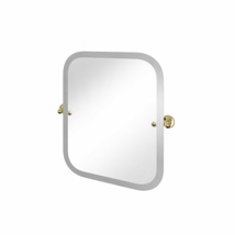 Burlington Rectangular Swivel Mirror - Gold