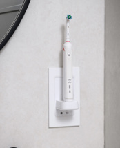 ProofVision TBCharge In-Wall Electric Toothbrush Charger & Shaver Socket - White 