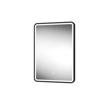 Sensio Frontier 700 x 500mm Rectangular LED Mirror - Black