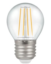 Sycamore E27 LED 2700K 5W Filament Lamp Round Style - Dimmable