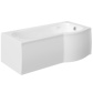 Artesan 1700 x 850 x 750mm P Shape Bath Only - Right Hand